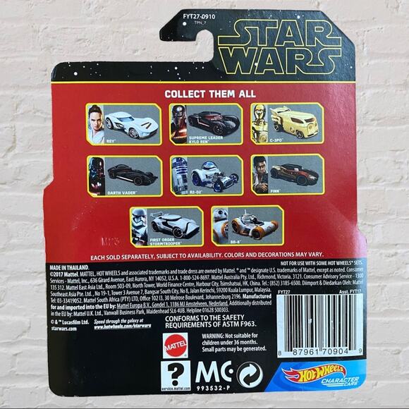 Hot Wheels Star Wars Rise of Skywalker Movie Character 2-ct Cars - Picture 6 of 10